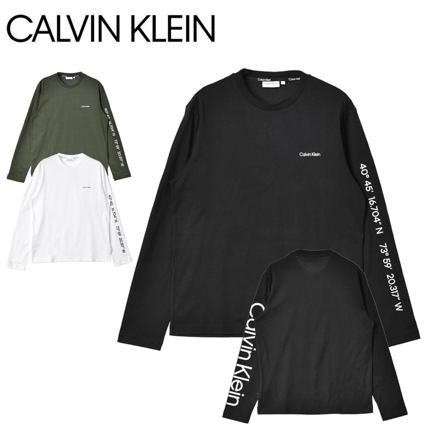 Sale カルバンクライン 長袖tシャツ メンズ ロゴコーディネート ロングスリーブtシャツ Calvin Klein K10k ブラック 黒 白 Ck Z Sports Paypayモール店 通販 Paypayモール