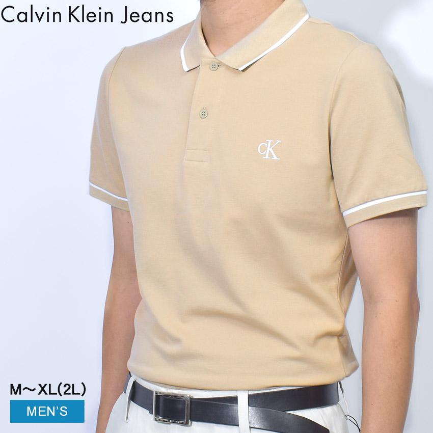 カルバンクラインジーンズ 半袖ポロシャツ メンズ TIPPING SLIM S／S 