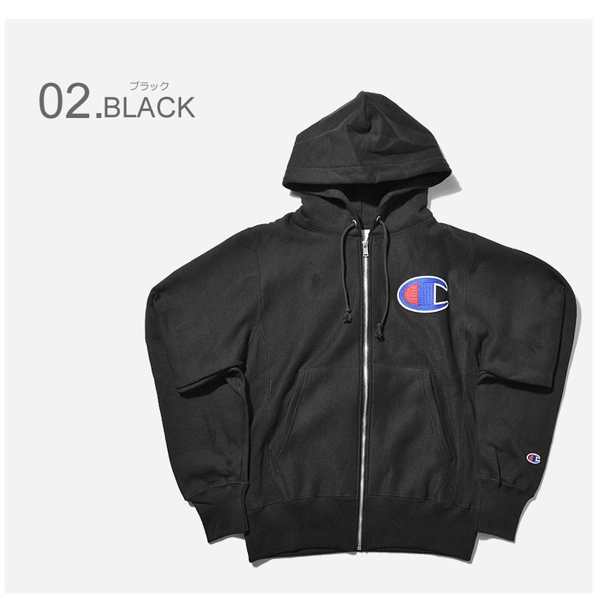 Champion（チャンピオン） パーカー メンズ BIG C LOGO ZIP HOODIE