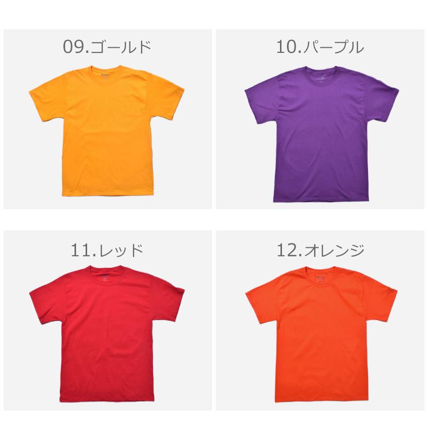 （ゆうパケット送料無料）チャンピオン Tシャツ メンズ レディース ADULT 6oz SHORT SLEEVE TEE CHAMPION T425 黒 ブラック 白 ホワイト｜z-sports｜25