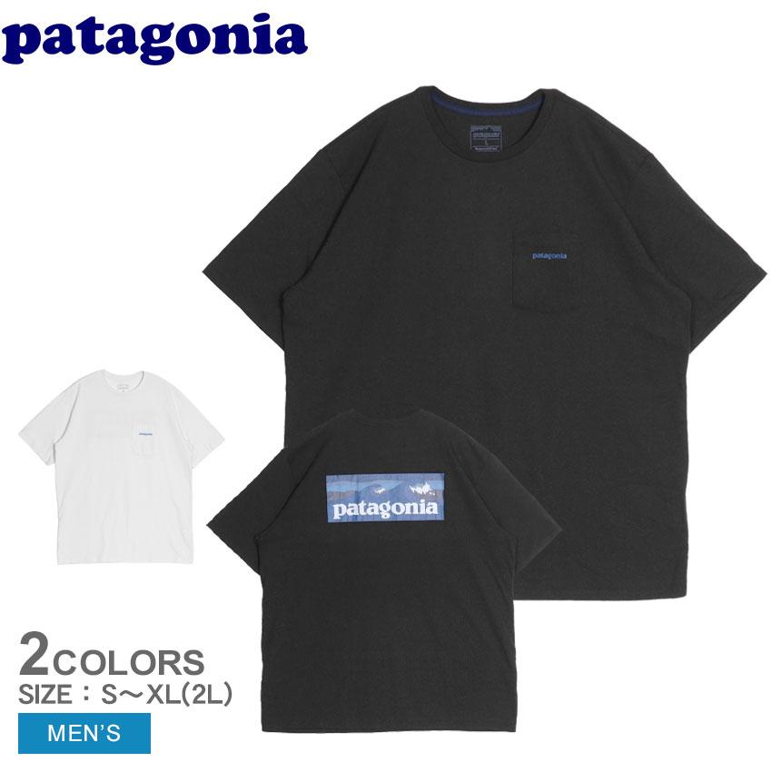 バレーボールTシャツ patagonia パタゴニア Tシャツ メンズ ボードショーツ・ロゴ・ポケット