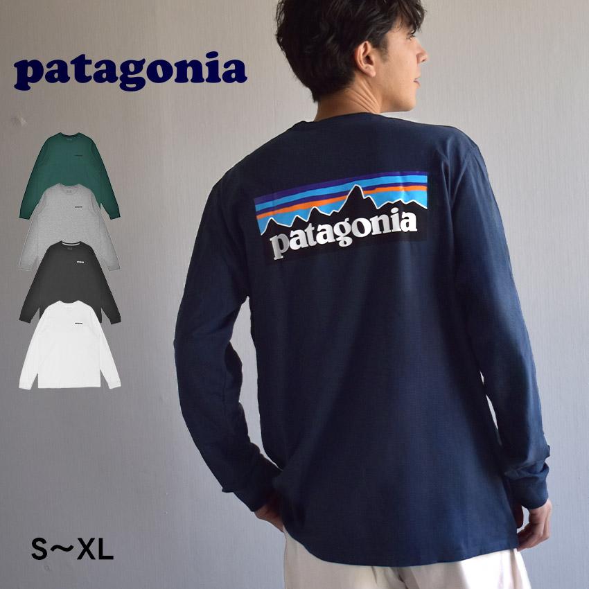 patagonia（パタゴニア） 長袖Tシャツ メンズ ロングスリーブ・P-6ロゴ
