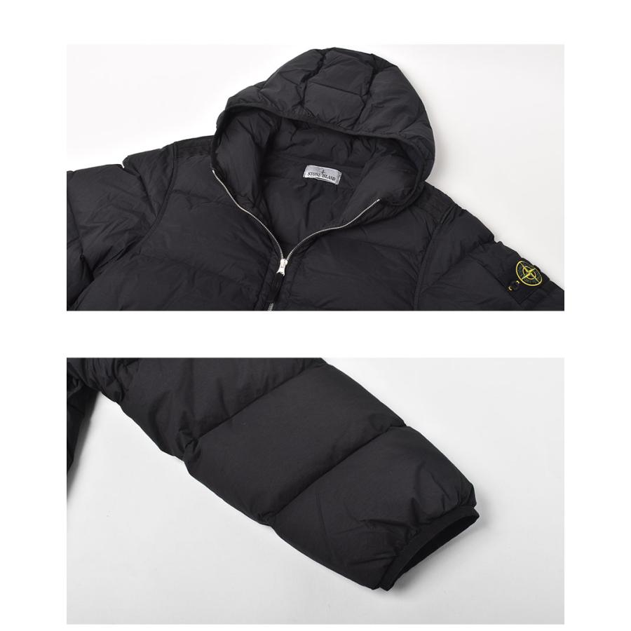 ストーンアイランド ダウンジャケット メンズ SEAMLESS TUNNEL NYLON DOWN-TC STONE ISLAND 791543728 ブラック 黒 ネイビー 紺｜z-sports｜06