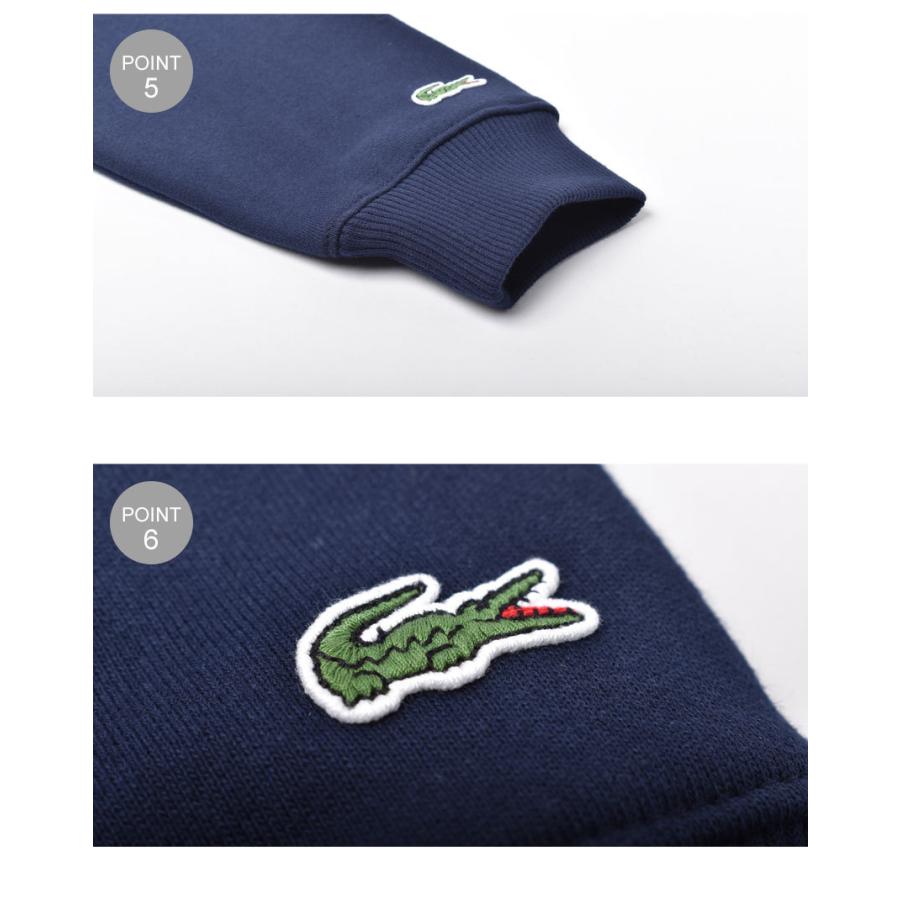 ラコステ スウェット メンズ スウェットシャツ Lacoste Sh6873 00 ネイビー 紺 ウェア プリント スポーツ トップス クルーネック Z Sports ヤフーショッピング店 通販 Yahoo ショッピング