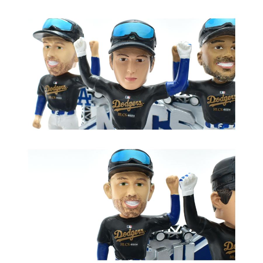メジャーリーグベースボール ボブルヘッド Los Angeles Dodgers NLCS Bound Mini Bobblehead Scene MAJOR LEAGUE BASEBALL 人形_2