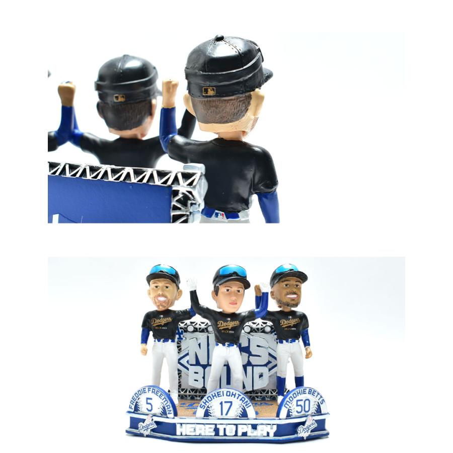 メジャーリーグベースボール ボブルヘッド Los Angeles Dodgers NLCS Bound Mini Bobblehead Scene MAJOR LEAGUE BASEBALL 人形_4