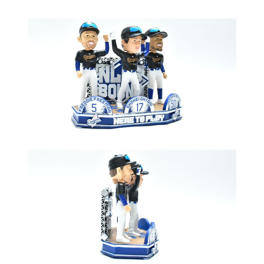 メジャーリーグベースボール ボブルヘッド Los Angeles Dodgers NLCS Bound Mini Bobblehead Scene MAJOR LEAGUE BASEBALL 人形_5