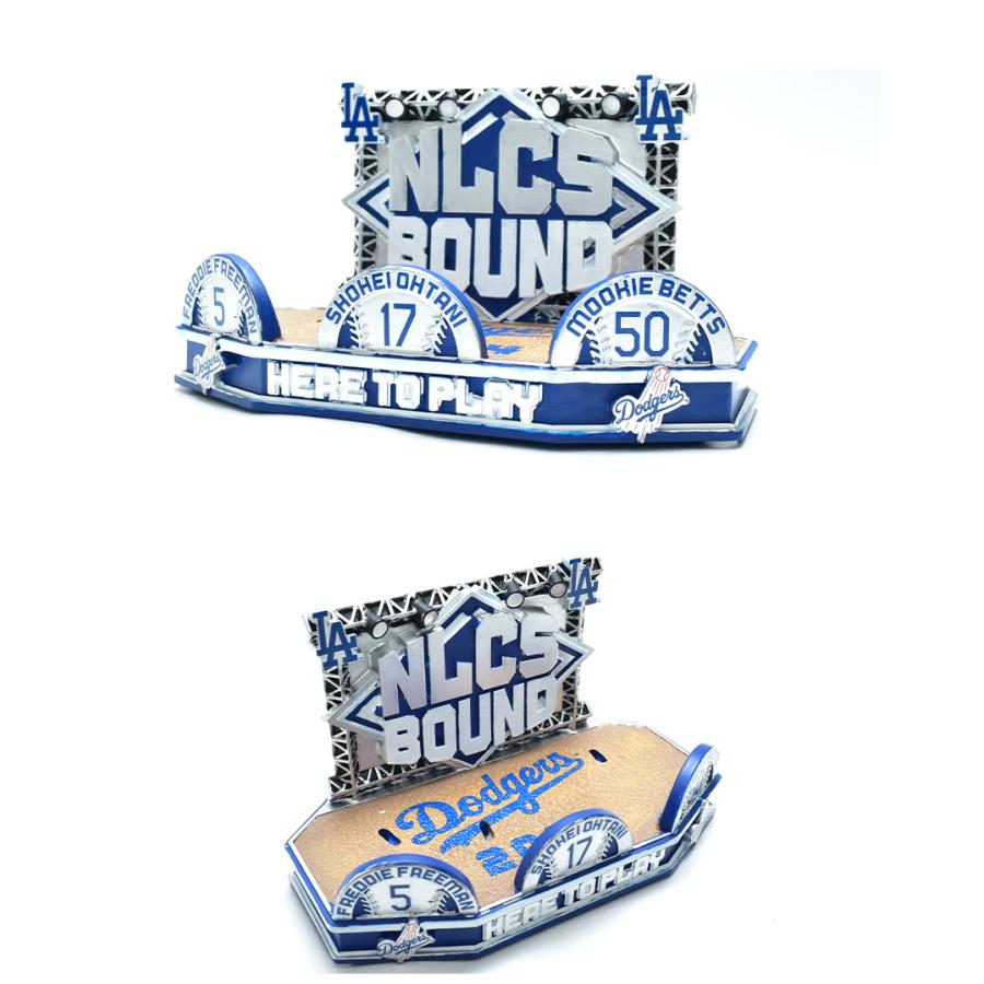 メジャーリーグベースボール ボブルヘッド Los Angeles Dodgers NLCS Bound Mini Bobblehead Scene MAJOR LEAGUE BASEBALL 人形_7