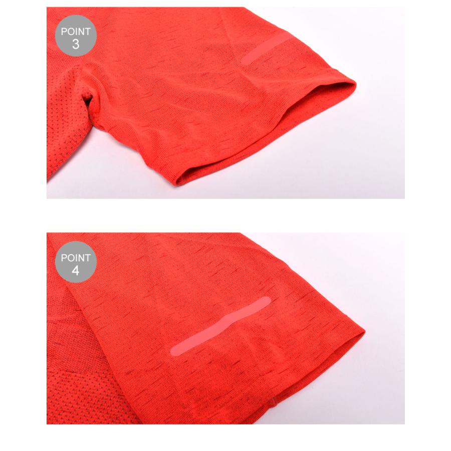 （ゆうパケット送料無料）アンダーアーマー Tシャツ 半袖 メンズ VANISH SEAMLESS RUN S/S UNDER ARMOUR 1361356 レッド ウエア クルーネック ブランド｜z-sports｜04