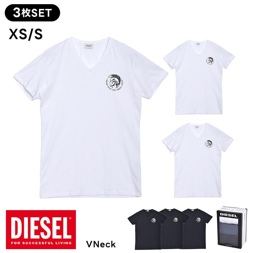 DIESEL 限定クーポンで50%オフ ディーゼル 3パック Tシャツ 半袖  