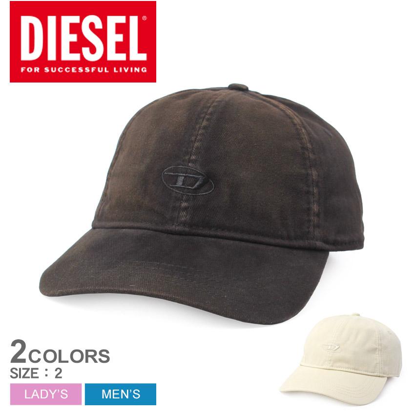 DIESEL C-Run-Wash ダークブラウン キャップ C-RUN-WASH キャップ｜ブラック｜メンズ｜DIESEL
