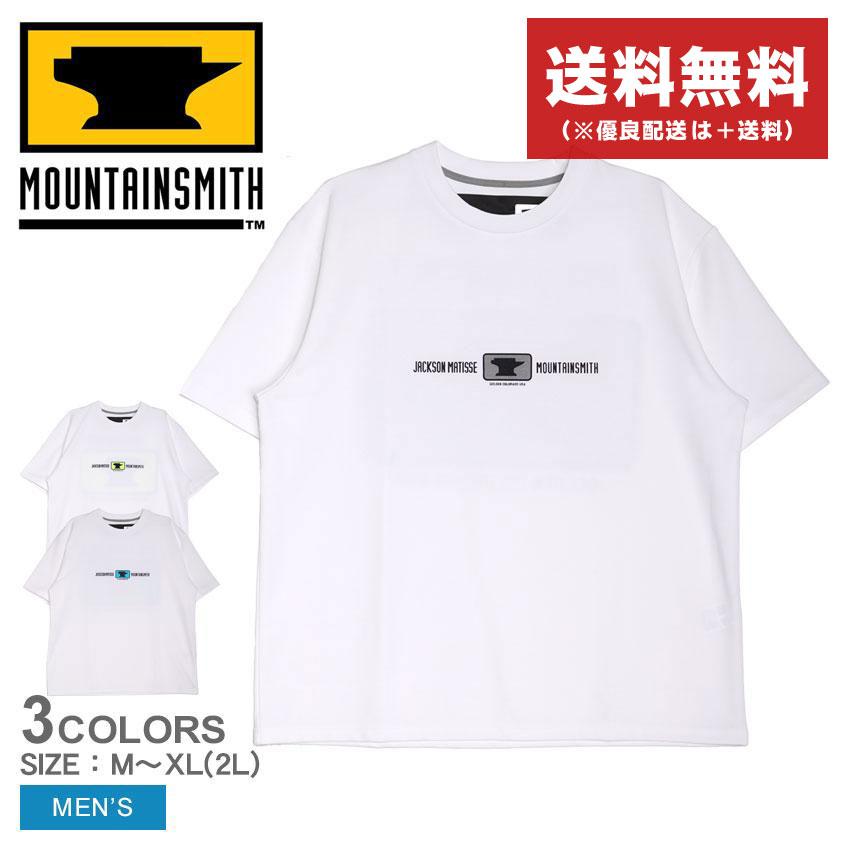 MOUNTAIN SMITH マウンテンスミス 半袖Tシャツ メンズ × JM LOGO Tee MSO-JSM-231002 トップス 青 ...