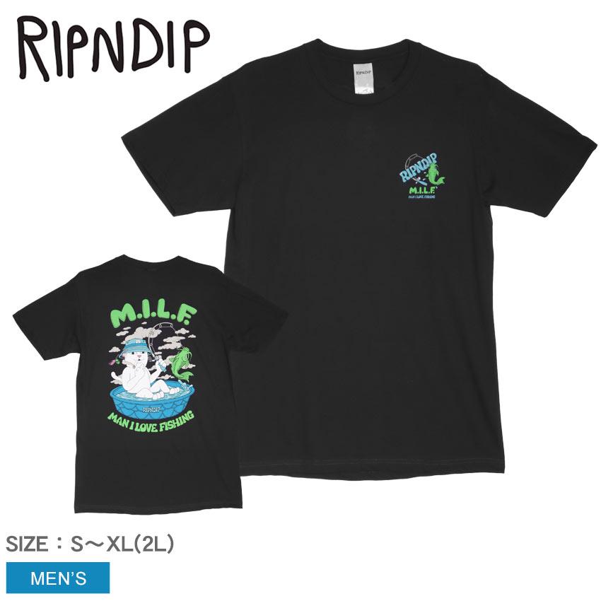 RIPNDIP（リップンディップ） 半袖Tシャツ メンズ MILF TEE RIPNDIP