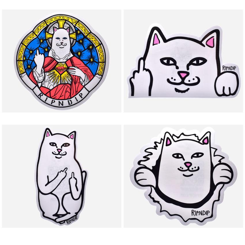 RIPNDIP（リップンディップ） （ネコポス配送） ステッカー ナーマル