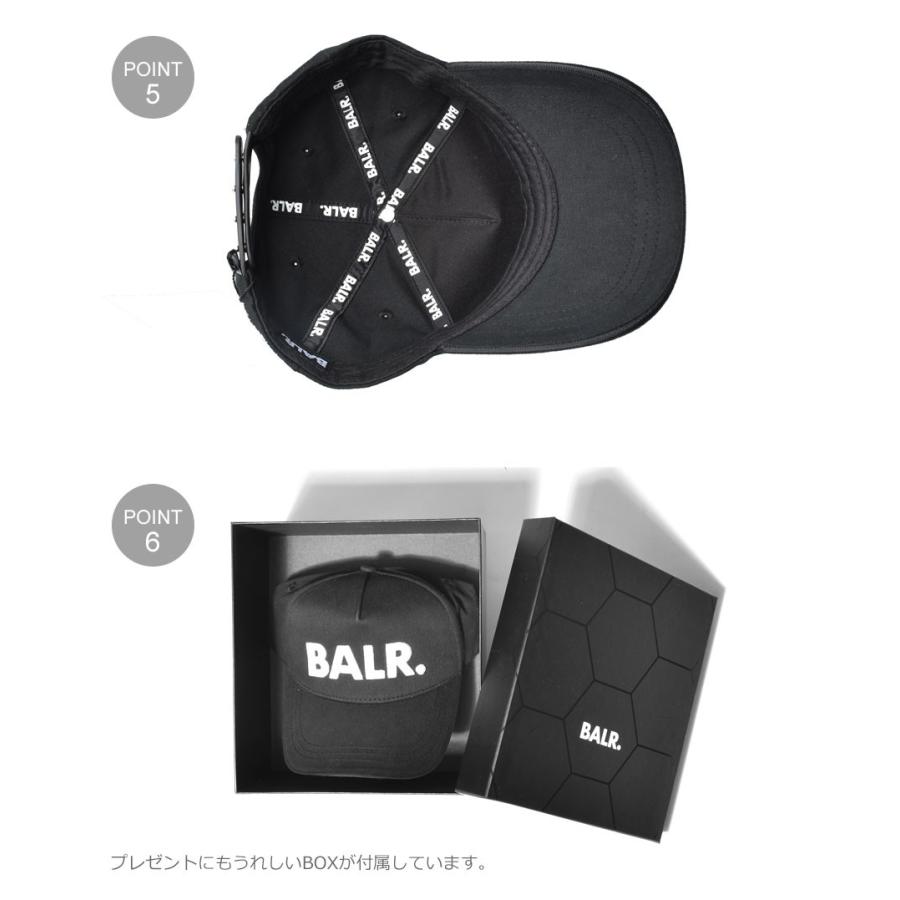 キャップ BALR. ボーラー クラシック コットン B10015 おしゃれ ロゴ CLASSIC COTTON CAP メンズ レディース 帽子 冬｜z-sports｜04