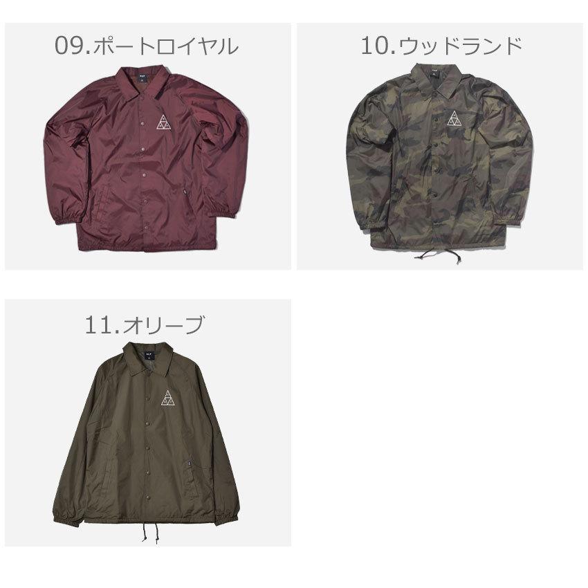 HUF】人気ビッグトライアングルロゴデザイン 長袖コーチジャケットXL