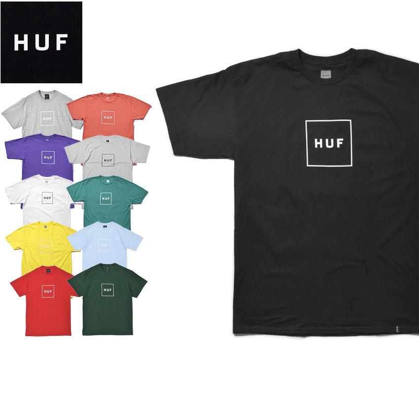 （ゆうパケット送料無料） ハフ 半袖Tシャツ メンズ エッセンシャル ボックス ロゴティー HUF TS00507｜z-sports