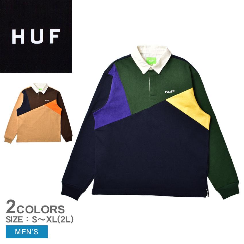 HUF（ハフ） ポロシャツ 長袖 メンズ MIXED UP LS KNIT POLO HUF 