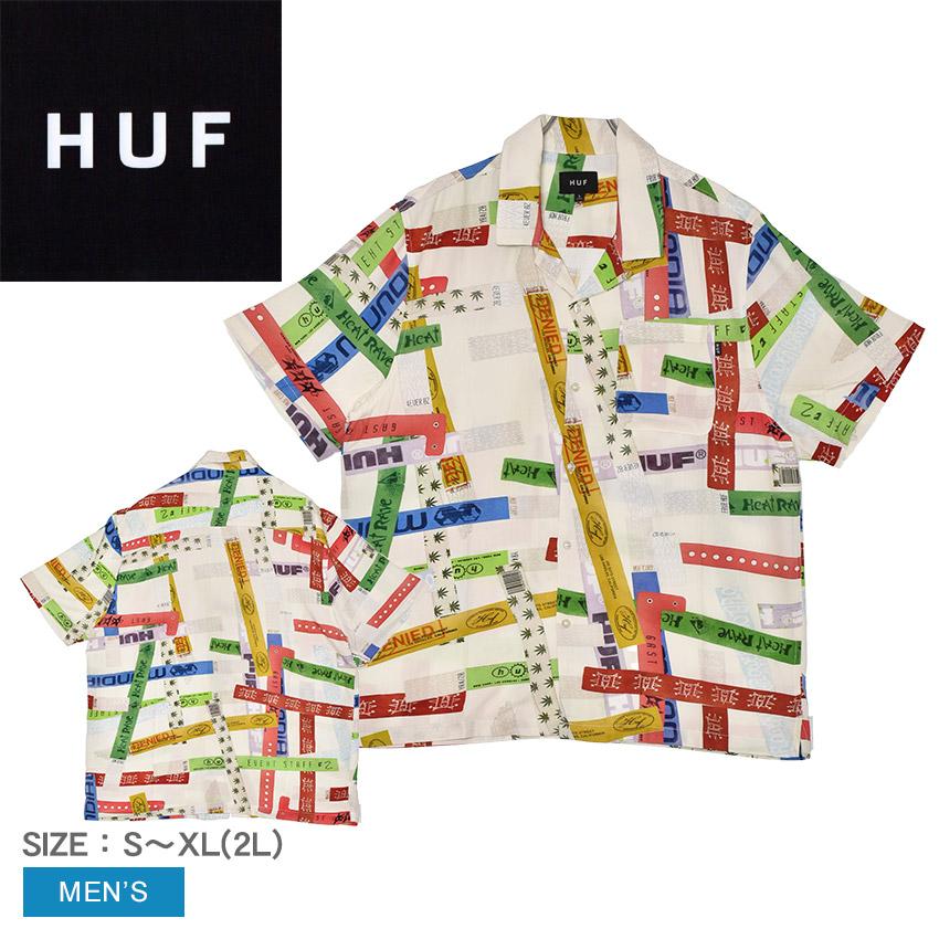 HUF（ハフ） 半袖シャツ メンズ ADMISSION S/S RESORT SHIRT HUF