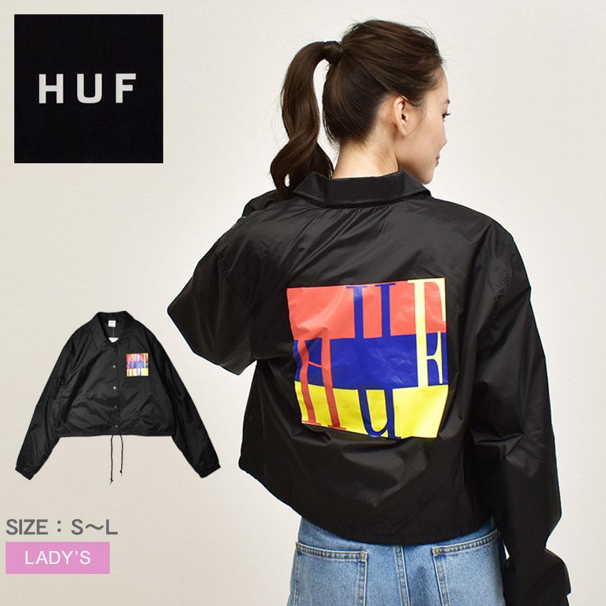 HUF（ハフ） アウター レディース ブロック クロップ コーチジャケット
