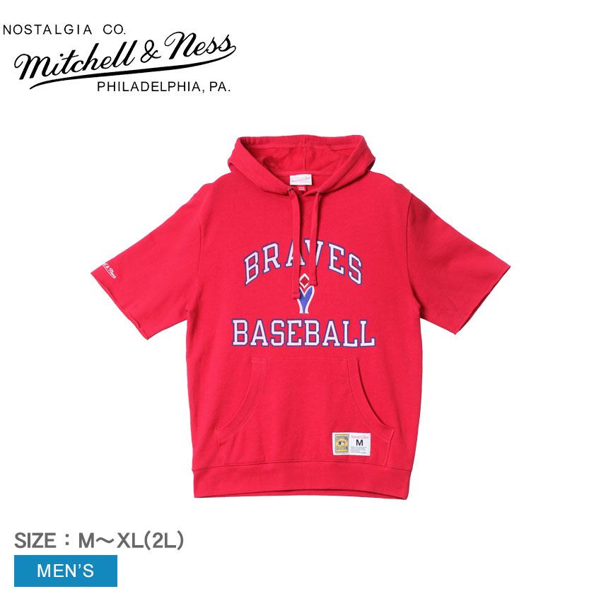 送料無料 ミッチェルアンドネス プルオーバーパーカー メンズ アトランタ・ブレーブス プルオーバー 23820106ZSPORTS