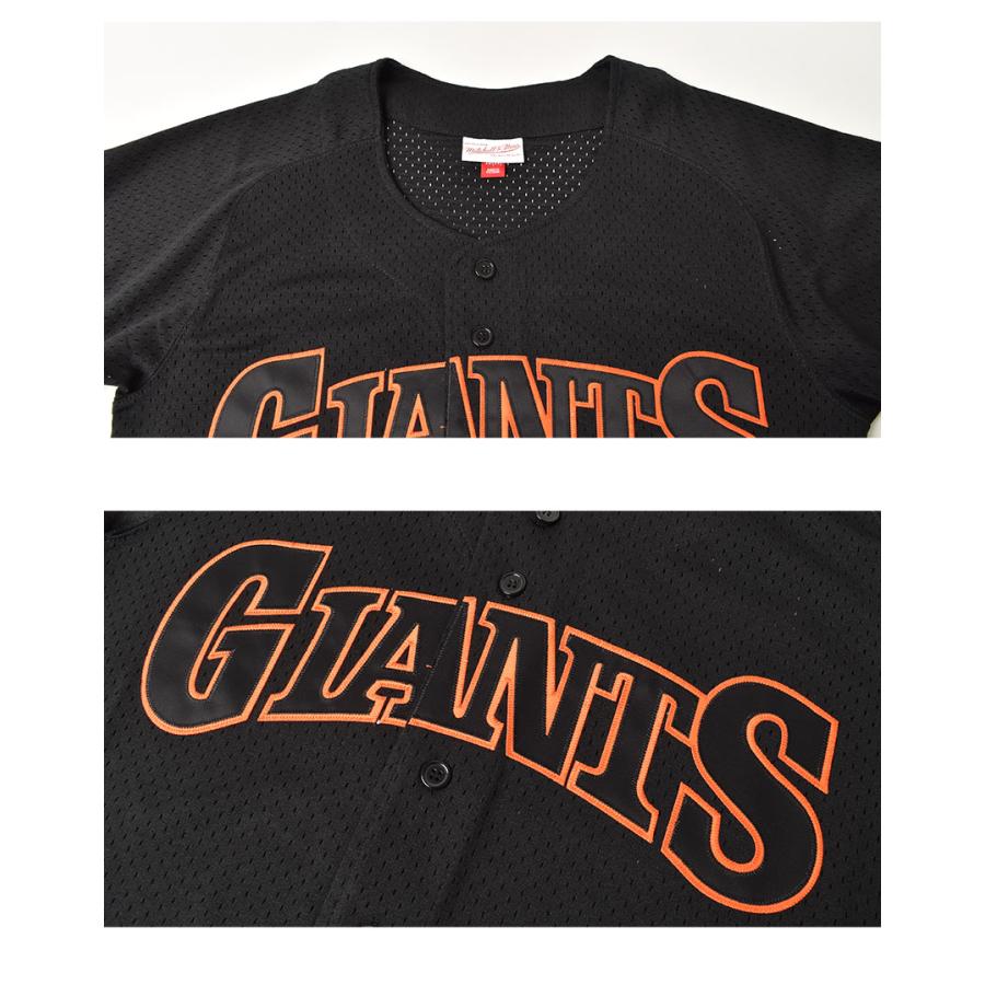 ミッチェルアンドネス ユニフォーム メンズ MITCHELL ＆ NESS ABPJ3101-SFG93WCLBLCK |slz| 爆買