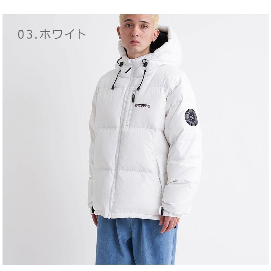 DCシューズ ダウンジャケット メンズ 23 DOWN HOODED JACKET ダウンジャケット DCSHOECOUSA DJK234050 ブラック 黒 ホワイト 白｜z-sports｜07