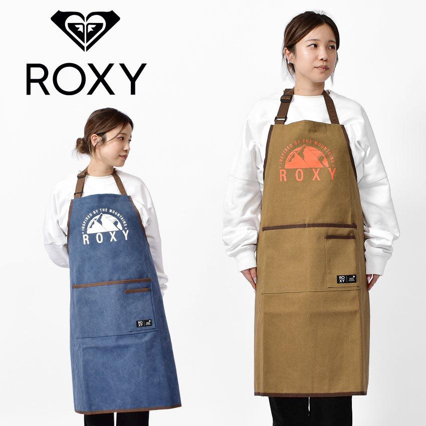 （ゆうパケット送料無料）ロキシー エプロン レディース ADORE YOU エプロン ROXY ROA214324 青 キッチン 料理 アウトドア キャンプ ロゴ｜z-sports