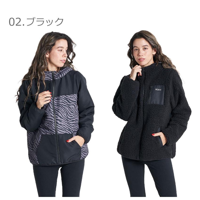 ROXY（ロキシー） ジャケット レディース ANIMAL BOA リバーシブル