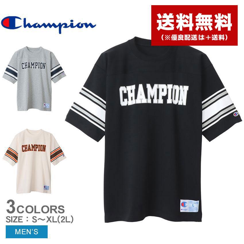 Champion（チャンピオン） 半袖Tシャツ メンズ フットボールTシャツ