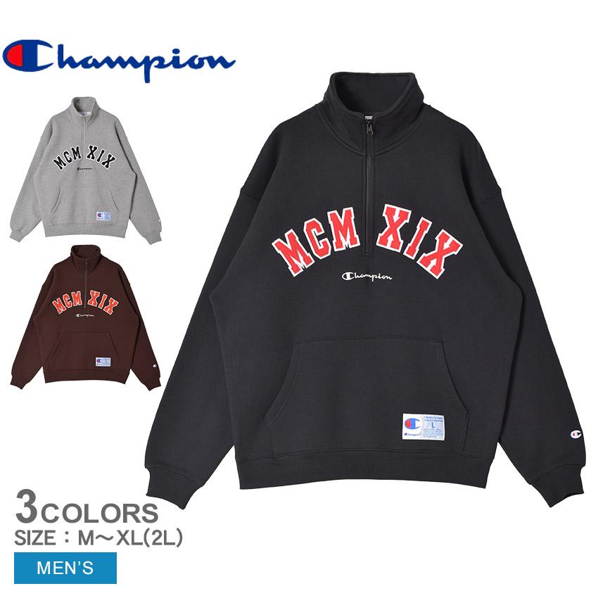 Champion（チャンピオン） スウェット メンズ ハーフジップスウェット