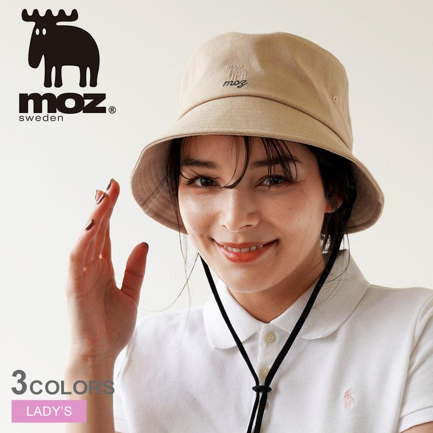 moz（モズ） バケットハット レディース 綿麻紐付きバケット MOZ 171