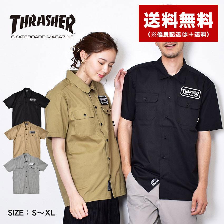 THRASHER（スラッシャー） 半袖シャツ メンズ MAG S/S WORK SHIRT