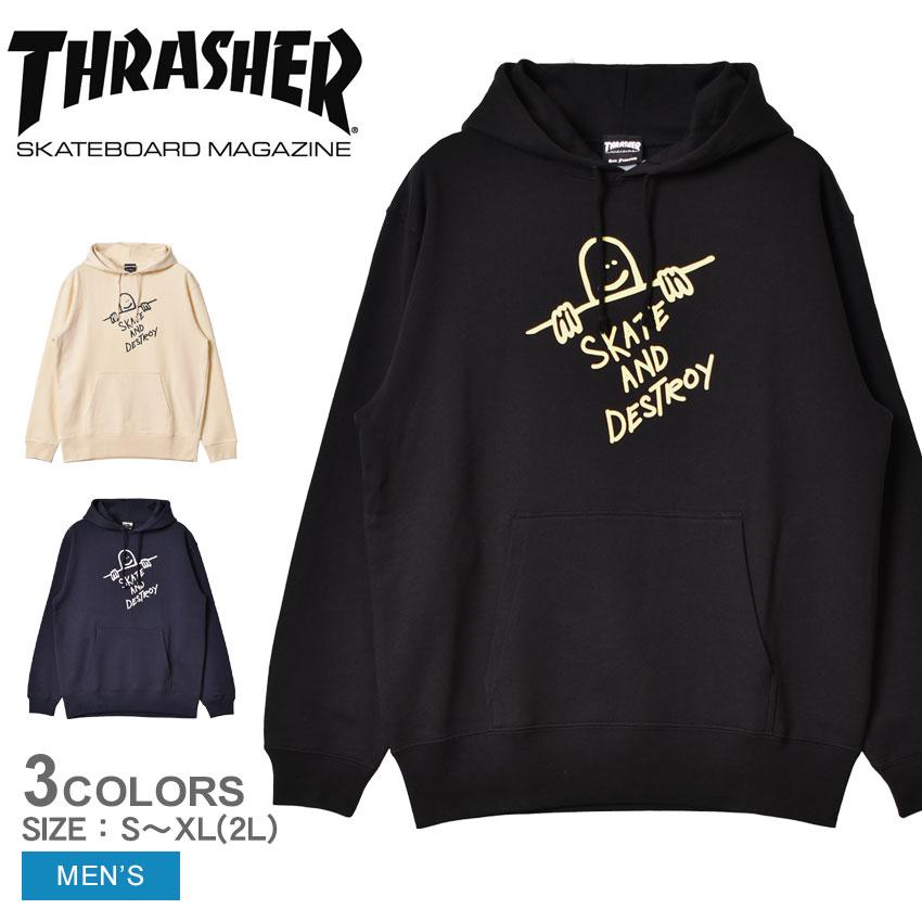 THRASHER（スラッシャー） パーカー メンズ ゴンズ デストロイ 