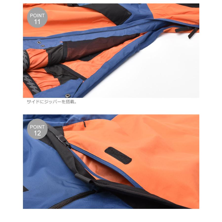 ビラボン スノージャケット メンズ QUEST JKT BILLABONG BB01M753 青 カーキ 黄 プルオーバージャケット スキー 送料無料｜z-sports｜11