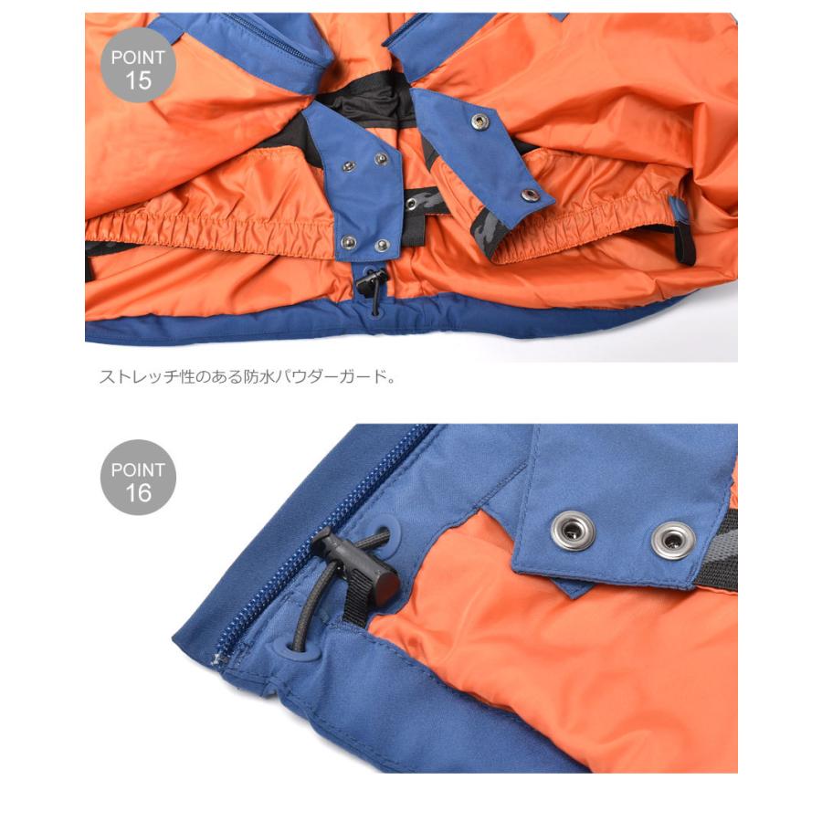 ビラボン スノージャケット メンズ QUEST JKT BILLABONG BB01M753 青 カーキ 黄 プルオーバージャケット スキー 送料無料｜z-sports｜13