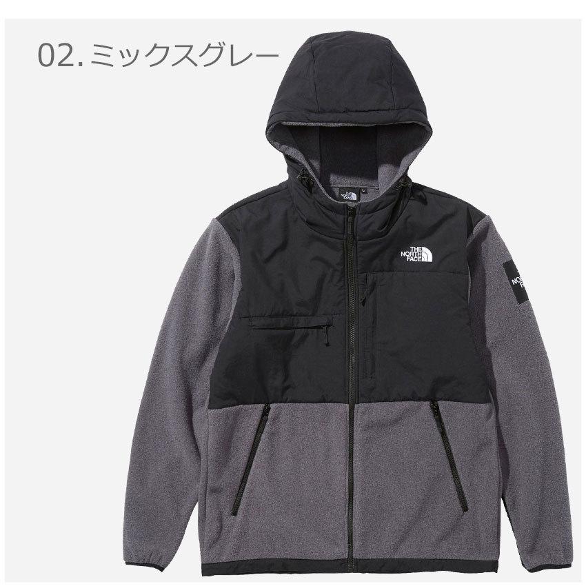 ノースフェイス フリース ジャケット メンズ デナリ フーディー アウター THE NORTH FACE NA72052 ブラック 黒 グレー カーキ｜z-sports｜07