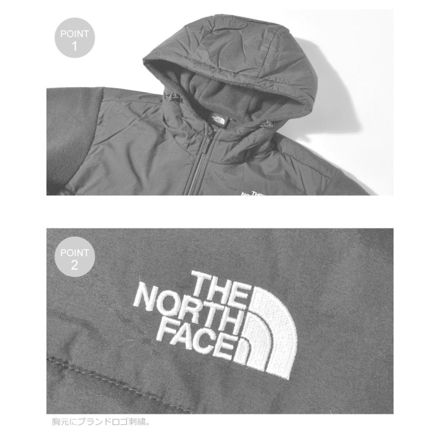 ノースフェイス フリース ジャケット メンズ デナリ フーディー アウター THE NORTH FACE NA72052 ブラック 黒 グレー カーキ｜z-sports｜10