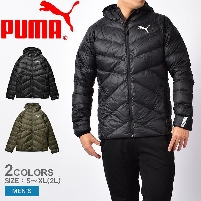 プーマ アウター メンズ PWRWARM パッカブル ライト ダウンジャケット PUMA 846292 黒 カーキ ジャケット ダウン 上着 送料無料｜z-sports