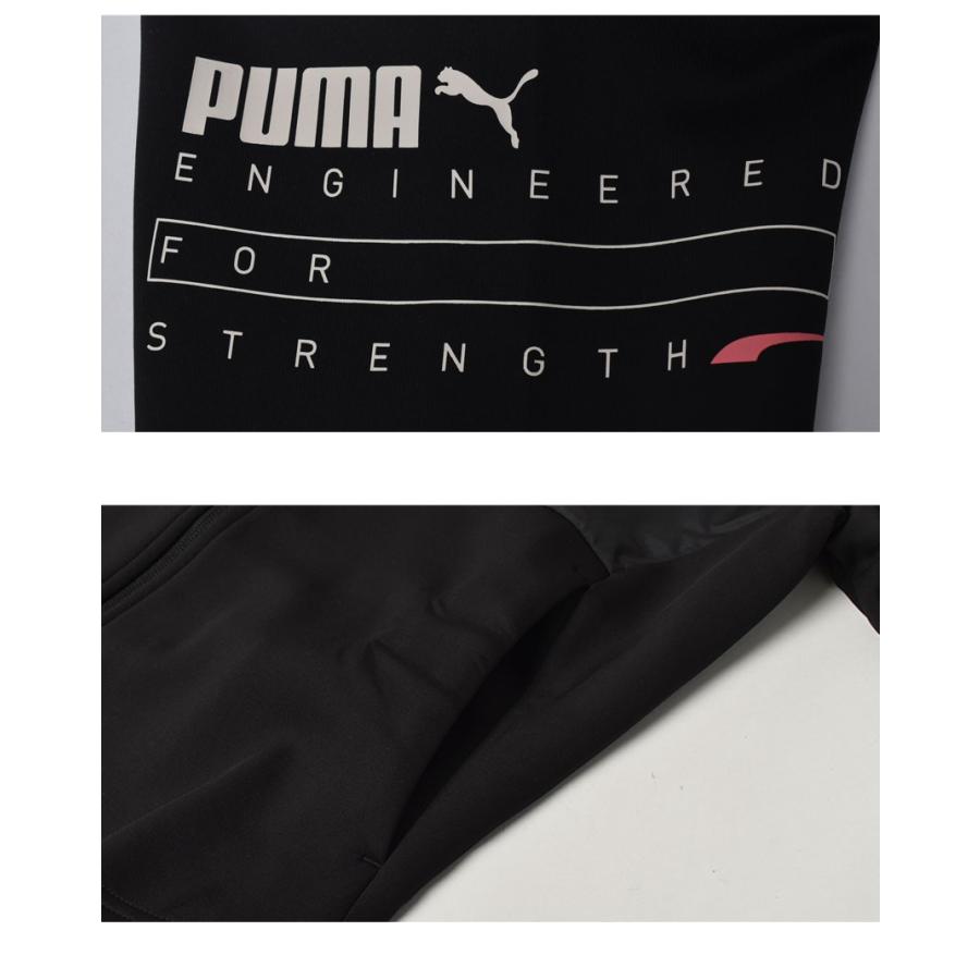 プーマ パーカー レディース トレーニング フーディー PUMA 524384 ブラック 黒 ピンク トップス ジップアップ パーカー 長袖｜z-sports｜08