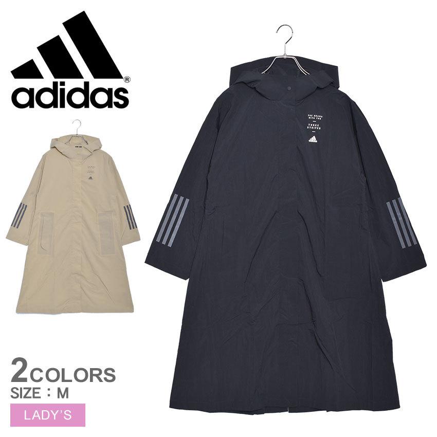 アディダス アウター レディース W スタイル ウーブン ロングコート Adidas Int45 黒 ブラック ベージュ ジャケット コート 運動 Z Sports Paypayモール店 通販 Paypayモール