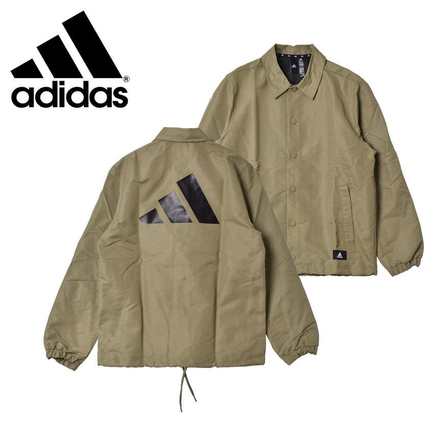 アディダス アウター メンズ M Fi コーチジャケット Adidas Bo780 カーキ ジャケット ブランド カジュアル シンプル アウトドア Z Sports Paypayモール店 通販 Paypayモール