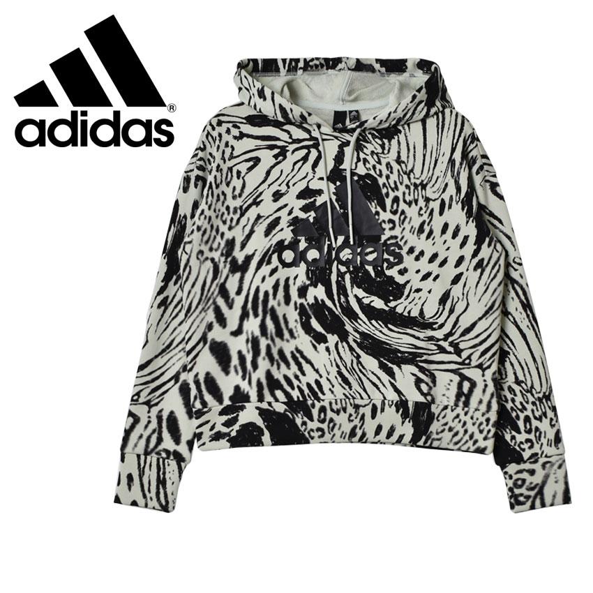 Sale アディダス パーカー レディース フューチャー アイコンズ アニマル プリント フーディ Adidas Dk701 グリーン ブラック 黒 運動 Z Sports ヤフーショッピング店 通販 Yahoo ショッピング