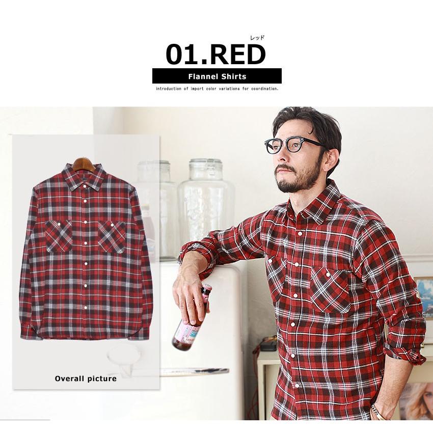 In'crewsive（インクルーシブ） ネルシャツ メンズ フランネルシャツ