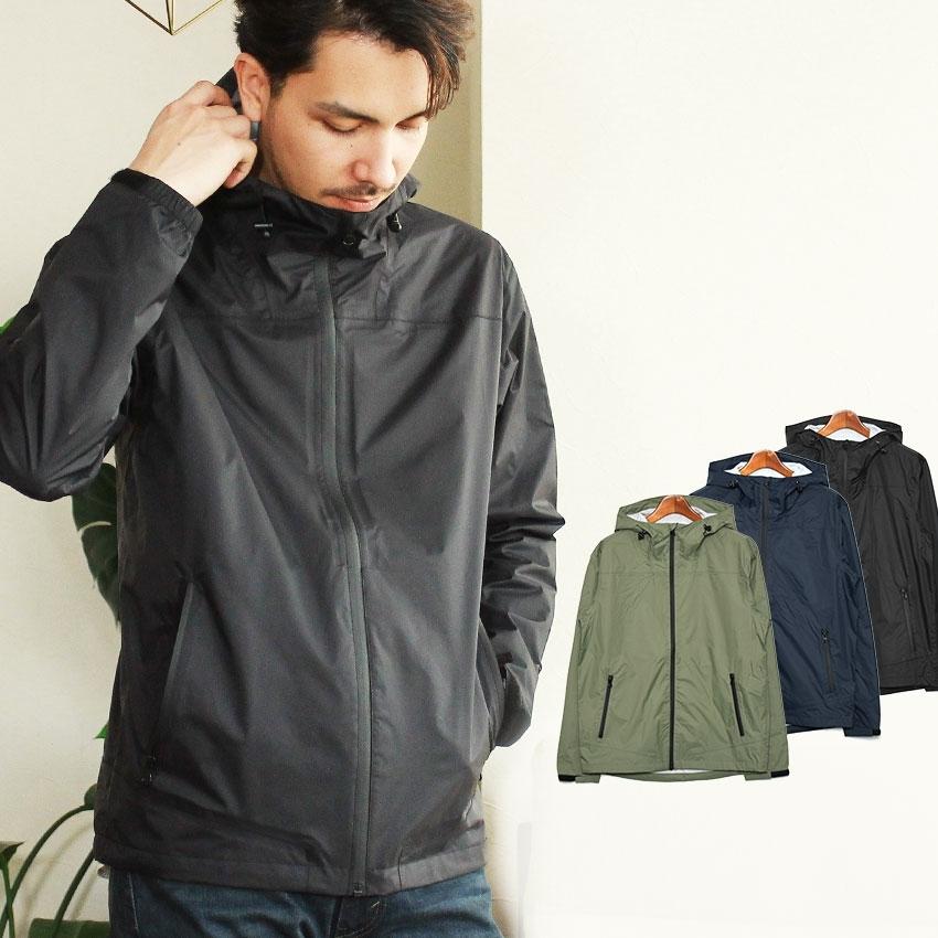 アウトドアジャケット メンズ 2 5レイヤー フード ジャケット アウター 上着 黒 軽量 止水ファスナー インクルーシブ Z Sports Paypayモール店 通販 Paypayモール