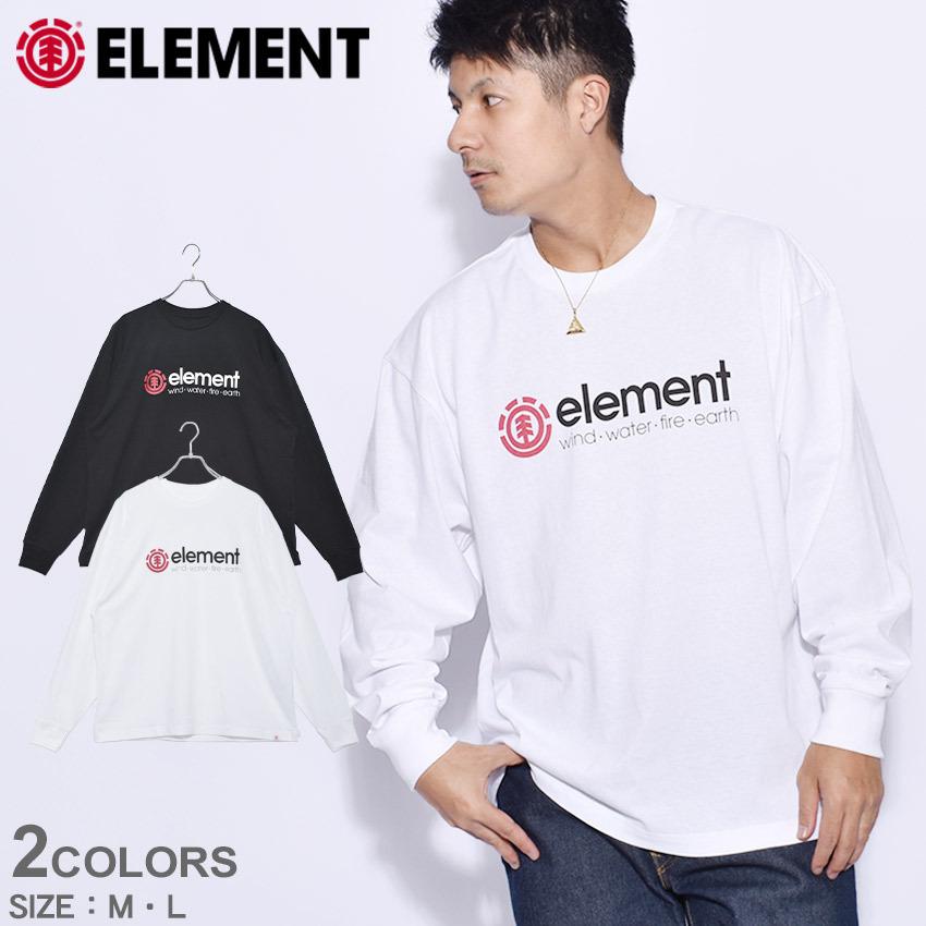（ゆうパケット可） エレメント Tシャツ 長袖 ロンT メンズ レディース OLD WWFE LS ELEMENT BB021058 ブラック 黒 ホワイト 白｜z-sports