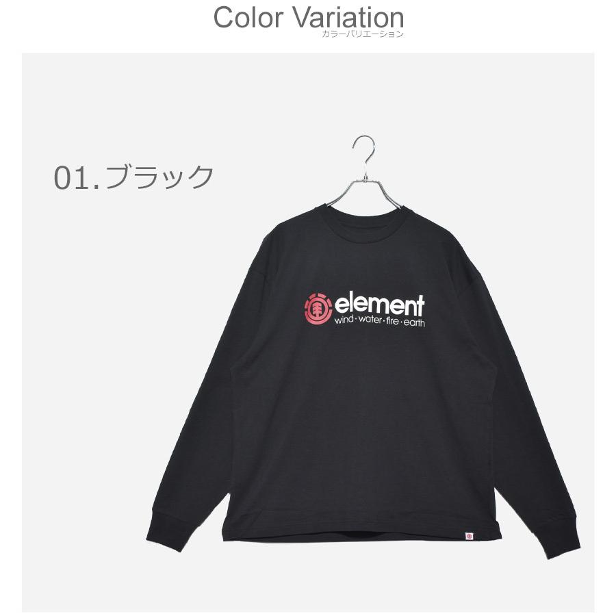 （ゆうパケット可） エレメント Tシャツ 長袖 ロンT メンズ レディース OLD WWFE LS ELEMENT BB021058 ブラック 黒 ホワイト 白｜z-sports｜02