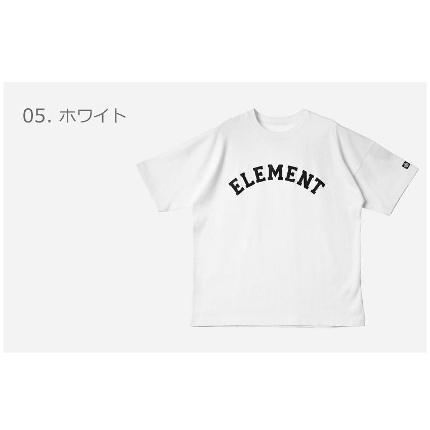 （ゆうパケット送料無料）エレメント 半袖Tシャツ メンズ COLLEGE SS Ｔシャツ ELEMENT BD021237 ブラック 黒 ホワイト 白 グレー トップス ウェア ロゴ｜z-sports｜09