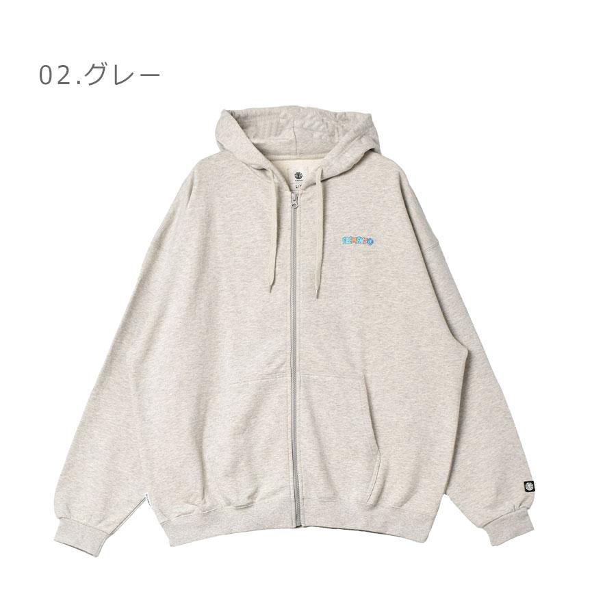 エレメント パーカー メンズ VAN OWN PACE ZIP パーカー ELEMENT BD022023 ブラック 黒 グレー トップス パーカー 長袖 ワイド｜z-sports｜05