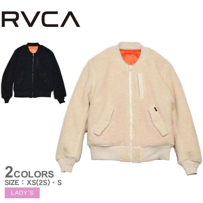 通販高評価 ルーカ ホワイト 白 アイボリー ボアジャケット ブランド Z Sports Paypayモール店 通販 Paypayモール アウター レディース ホス Ma 1 ジャケット Rvca ブラック 黒 安い新品 Detroithives Org